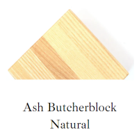 Ash Butcherblock Natural