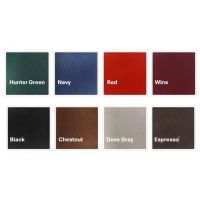 Grove Double Vinyl Booth - standard vinyl color options