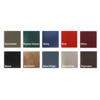 Windowpane Swivel Barstool - Vinyl Seat Color Options