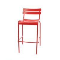 OB 824 Metal Barstool - Red