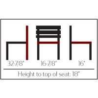 Slatback Outdoor Chair OD-CM-330