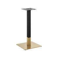 Gold and Black Finish Stainless Steel Base - 20"x20" - Bar Height
