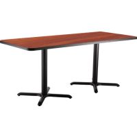 Rectangle Cafe Table - Dining Height - Wild Cherry