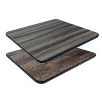 Reversible Laminate Table Tops with Beige Side of Beige/Gray color