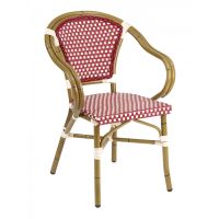 RT-02 Outdoor Arm Chair - Bordeaux