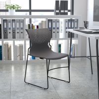 Hercules RUT-438 Stack Chair - Gray