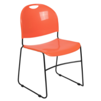 Hercules RUT-188 Stack Chair - Orange