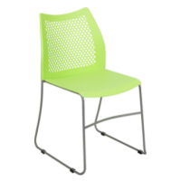Hercules RUT-498A Stack Chair - Green