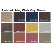 Carmine Assisted Living Chair Vinyl Color Options