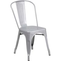 Bistro Side Chair - Silver