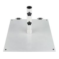 Square Umbrella Base - Silver Mist