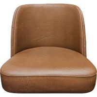 SL8133 Tufted Bucket Barstool - Buckskin Seat & Back