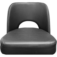 SL9133 Cutout Back Barstool - Black Seat