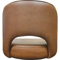 SL9133 Cutout Back Barstool - Buckskin Seat