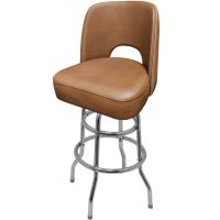 SL9134 Cutout Back Barstool - Buckskin