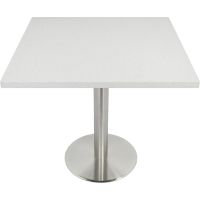 Square Quartz Table Top - Snow White