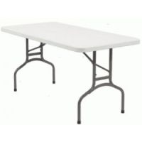 Blow Mold Folding Table - Rectangular