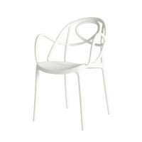 Star Outdoor Arm Chair - White