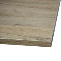 Vanguard Outdoor Table Tops - Light Oak - Corner View