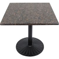 Square Granite Table Top - Tan Brown