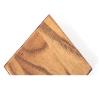 Solid Wood Plank Table Tops - Teak Stain