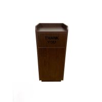 Trash Receptacle - Walnut