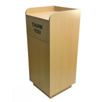 Trash Receptacle - Natural