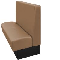 Wartburg Single Vinyl Booth - shown in Taupe