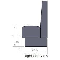 Wartburg Single Vinyl Booth - dimensions