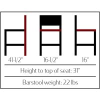 Latitude Barstool WB-305