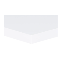 Midtown Laminate Table Top - White