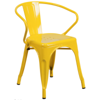 Bistro Arm Chair - Yellow