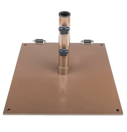 Square Umbrella Base - Antique Bronze