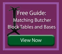 restaurant table base guide CTA