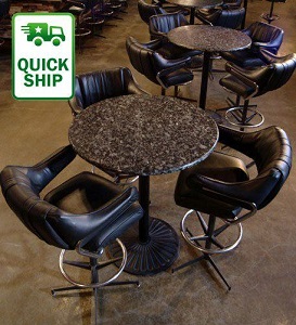 Round granite restaurant table tops