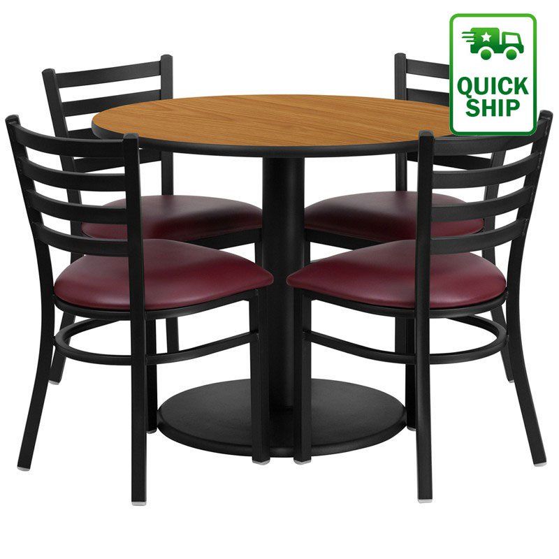 Laminate Table Set 36 Inch Round Dining, 36 Inch Table Chair Height